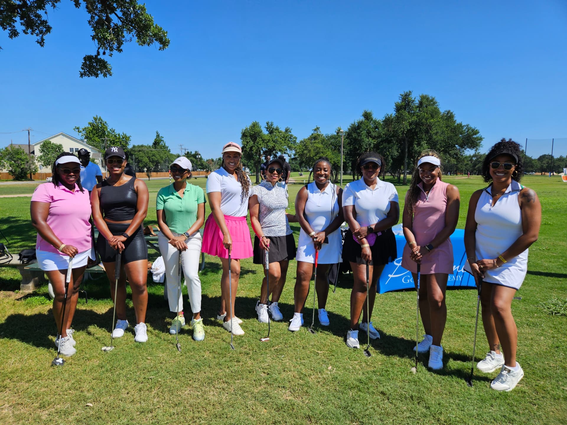Black Life ATX golf outing at an Austin course