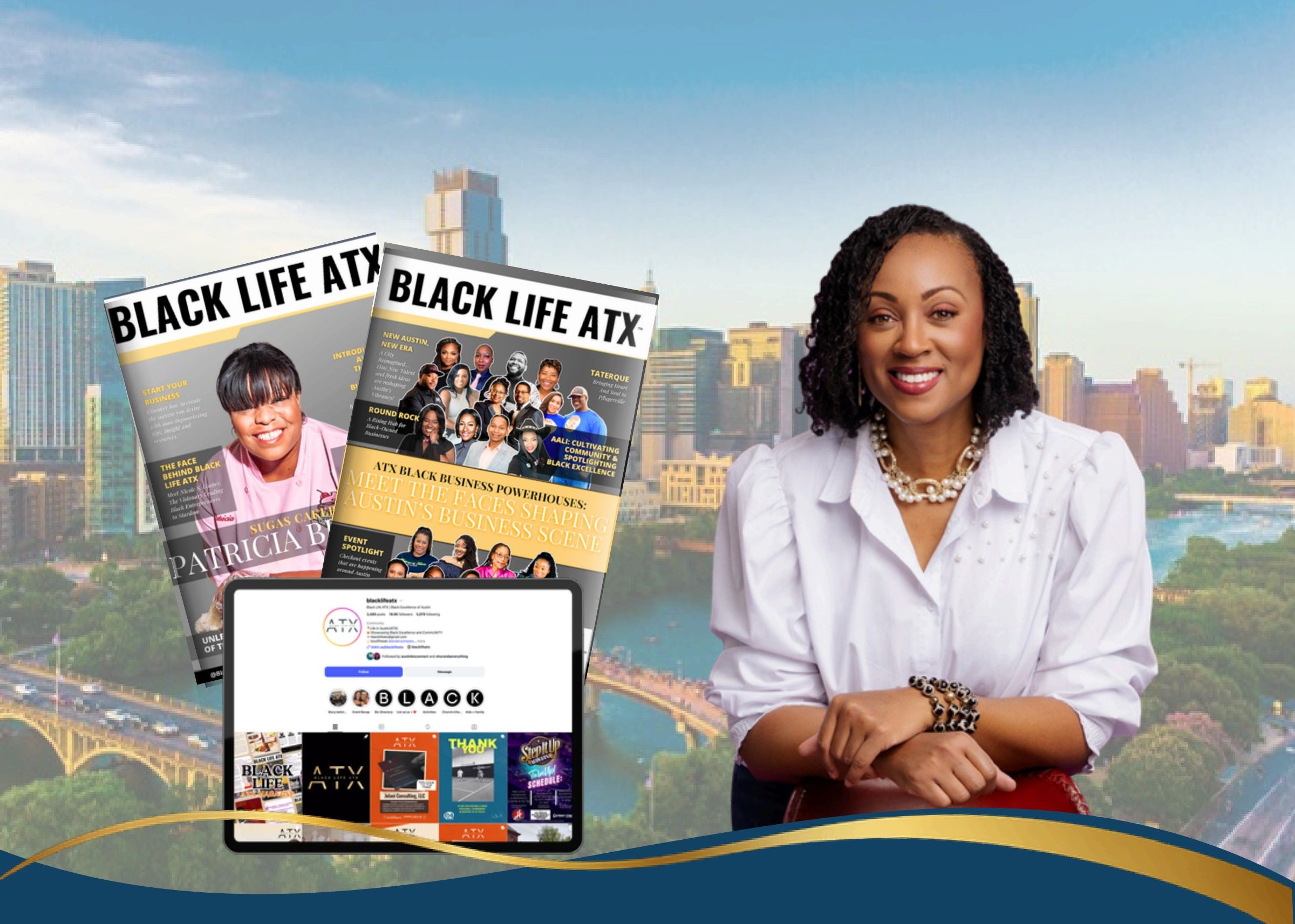 Black Life ATX magazine covers